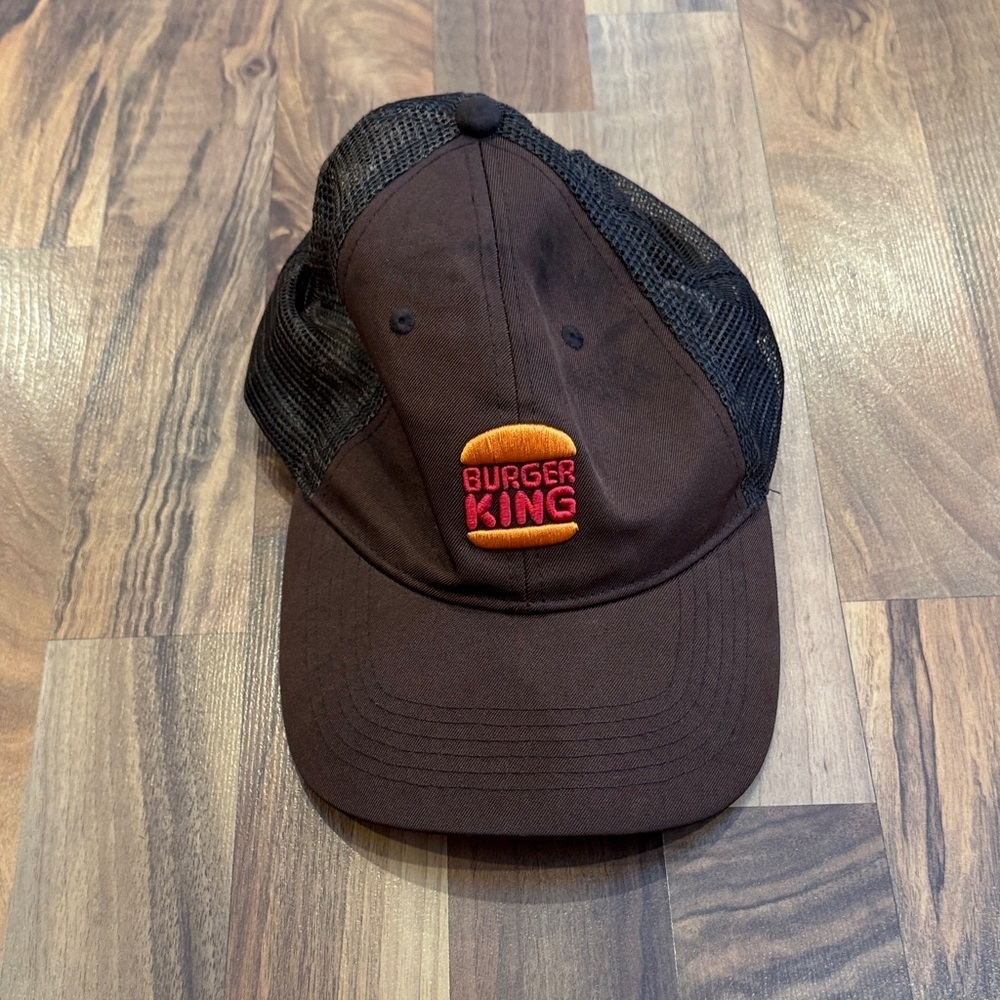 Burger King Brown and Black Trucker Hat